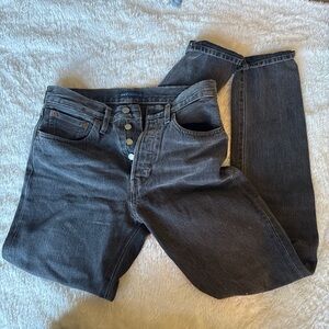 Levi's Women's Charcoal Relaxed Jeans